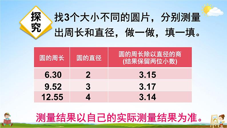 北师大版六年级数学上册《一 圆 第5课时 圆的周长(1)》课堂教学课件PPT公开课第8页