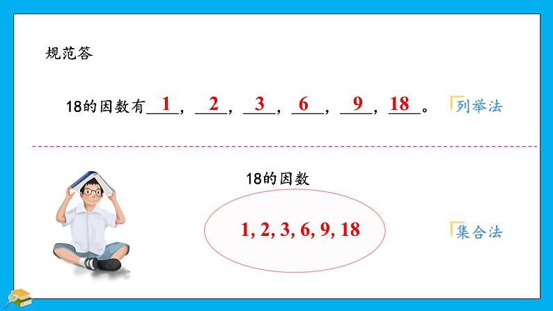 人教版小学数学五年级下册2.2因数与倍数 课件第6页