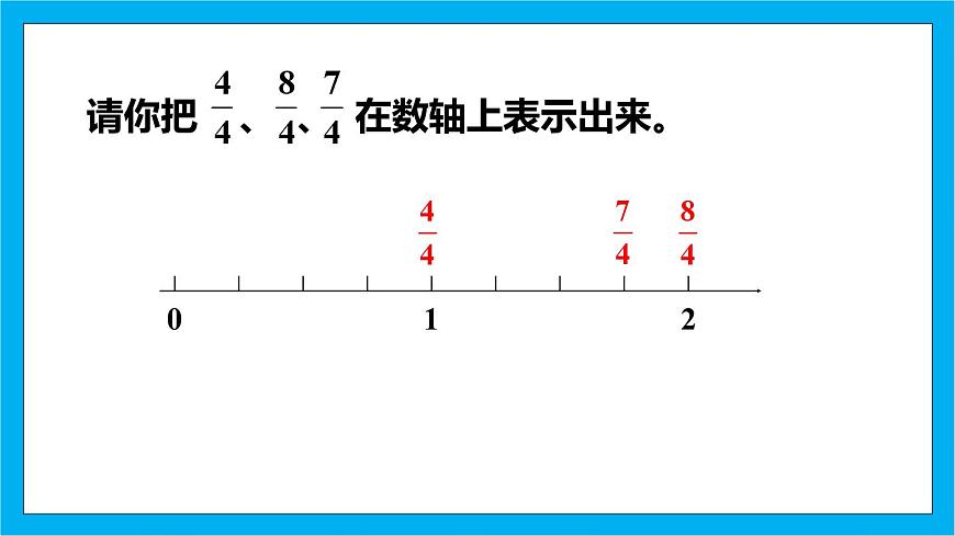 【核心素養(yǎng)】人教版小學(xué)數(shù)學(xué)五年級下冊 4.6  真分數(shù)和假分數(shù)2  課件第5頁