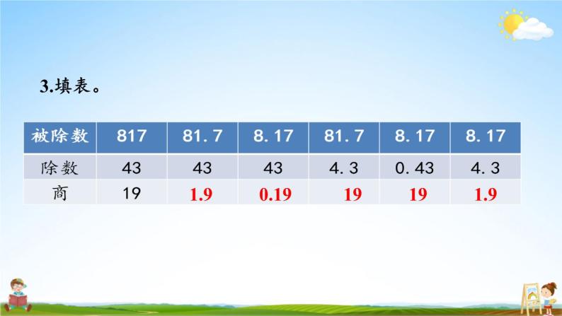 西南师大版五年级数学上册《三 小数除法 练习十六》课堂教学课件PPT公开课04