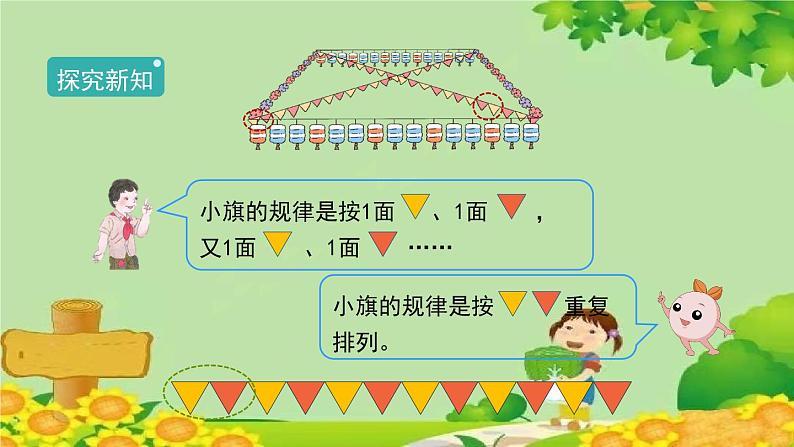 人教版一年级数学下册 7.1《找规律(一)》 课件03