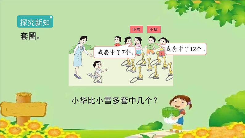 人教版一年级数学下册 2.3.3《解决问题(二)》 课件第2页