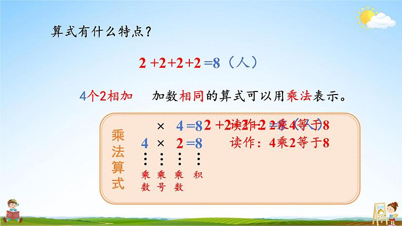 北师大版数学二年级上册《三 数一数与乘法 第2课时 儿童乐园》课堂教学课件PPT公开课第4页