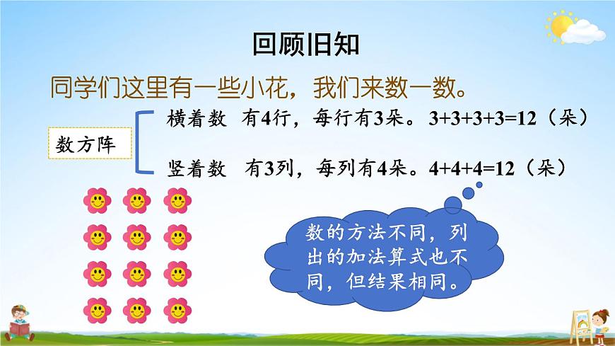 北師大版數(shù)學(xué)二年級上冊《三 數(shù)一數(shù)與乘法 練習(xí)二》課堂教學(xué)課件PPT公開課第2頁