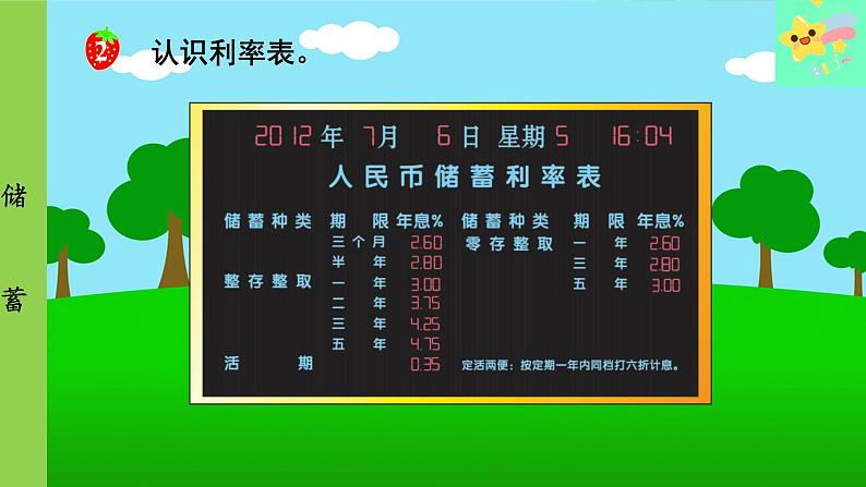 冀教版数学六年级上册 第5单元 百分数的应用-第7课时 储蓄课件第5页