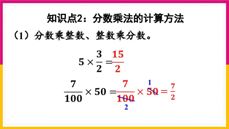 人教版数学《分数乘法整理与复习》PPT课件05