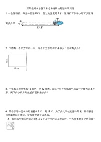 三年级上册数学人教版 期末总复习常考易错解决问题专项训练（试题）（无答案）