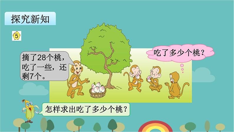 苏教版数学一年级下册 第4单元 100以内的加法和减法(一)-第5课时 求减数的实际问题课件第3页
