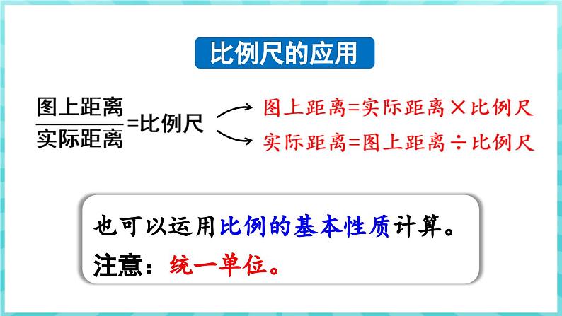 第四单元 比列 练习八 比例尺的应用(课件)苏教版六年级年级下册数学第5页