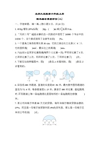 北师大版数学六上 期末综合素质评价(二)（含答案）