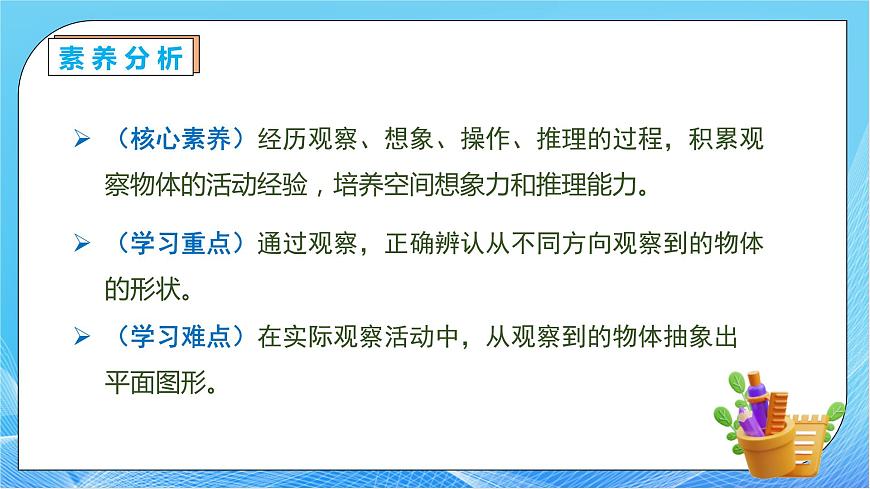 【核心素養(yǎng)】人教版數(shù)學(xué)四年級下冊-2.1 從不同位置觀察同一物體的形狀（教學(xué)課件）第5頁