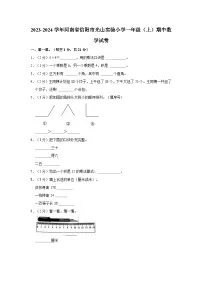 2023-2024学年河南省信阳市光山实验小学一年级（上）期中数学试卷