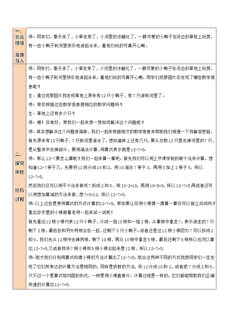 第3课时 快乐的小鸭子 教案第2页