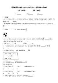 河北省沧州市评估2023-2024学年三上数学期末考试试题含答案