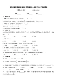 酒泉市金塔县2023-2024学年数学三上期末学业水平测试试题含答案