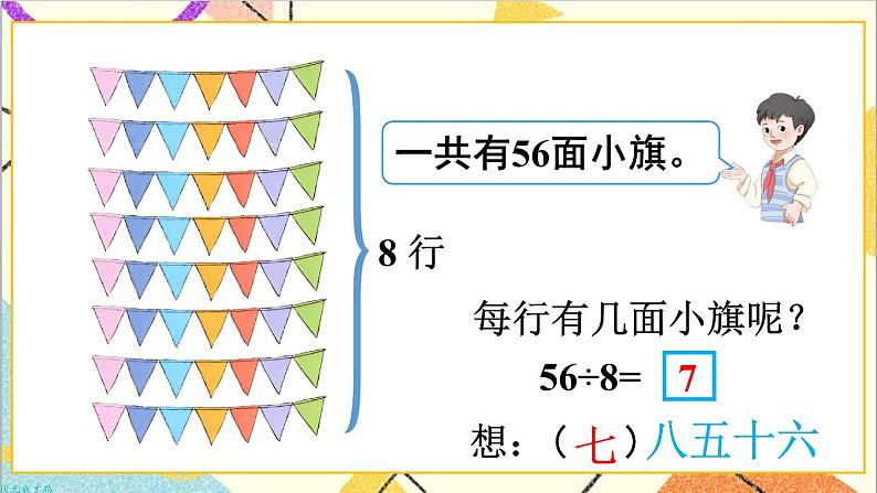 第四单元 第一课时 用7、8的乘法口诀求商课件第6页