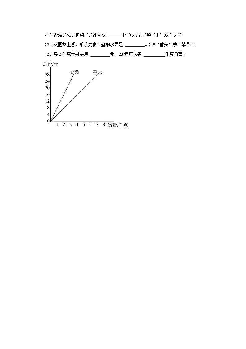 4.2正比例和反比例(进阶篇) 2023-2024学年下学期小学数学人教版六年级同步分层作业第3页