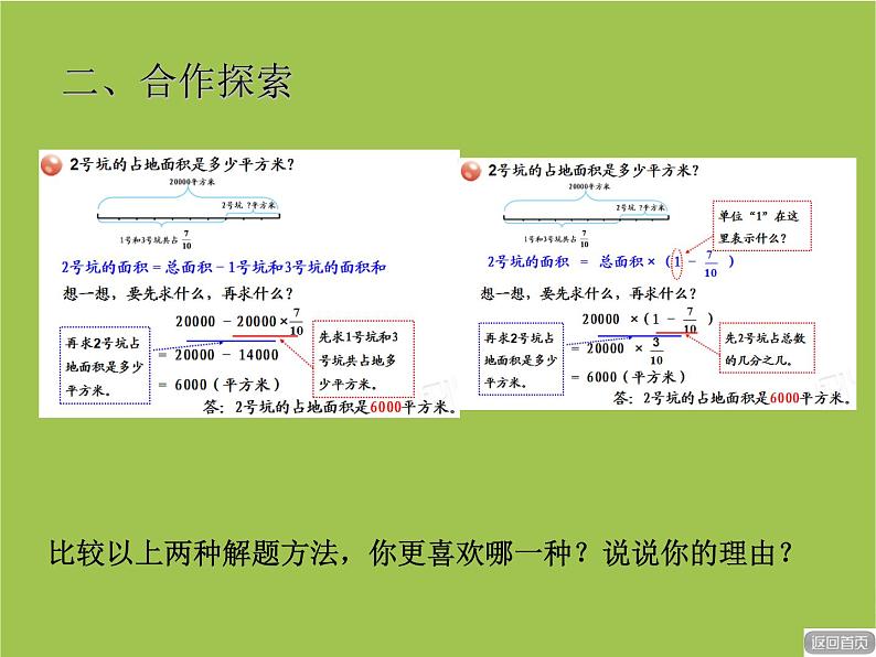 6.2稍复杂的分数乘法应用题(教案)-六年级上册数学青岛版课件PPT06