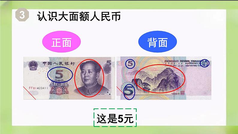 人教版数学一下5.2《认识人民币(2)》课件04