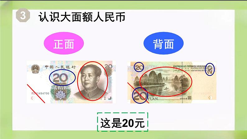 人教版数学一下5.2《认识人民币(2)》课件06