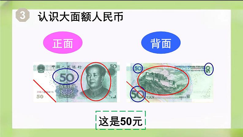 人教版数学一下5.2《认识人民币(2)》课件07