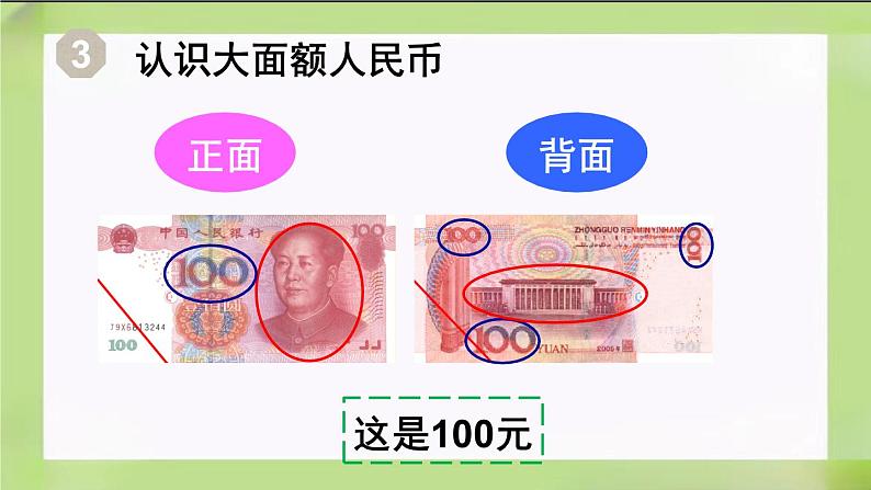 人教版数学一下5.2《认识人民币(2)》课件08