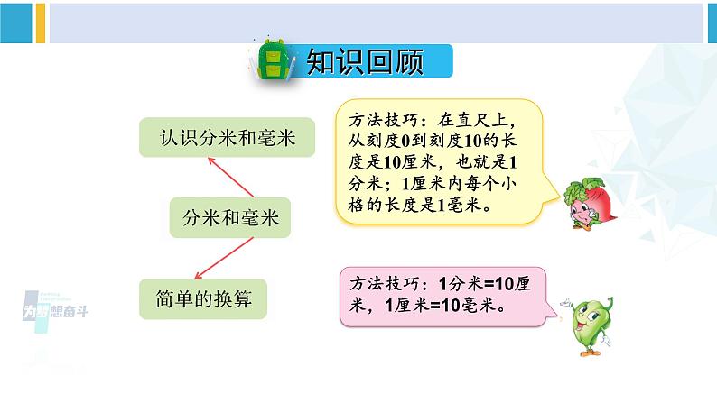 苏教版二年级数学下册9 期末复习 (1)分米和毫米(课件)第2页