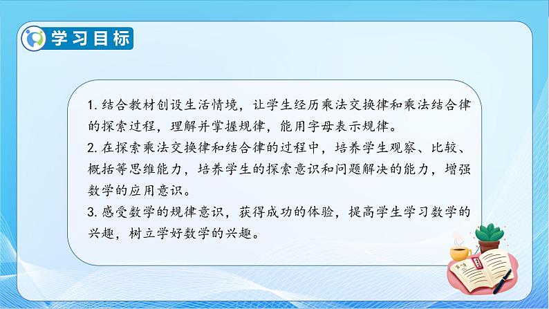 【核心素养】苏教版数学四年级下册-6.3 乘法交换律和结合律(课件+教案+学案+习题)04
