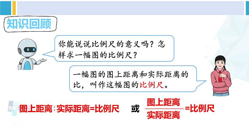 人教版六年级下册数学下册 4 比例 第2课时 比例尺(2)(课件)第2页