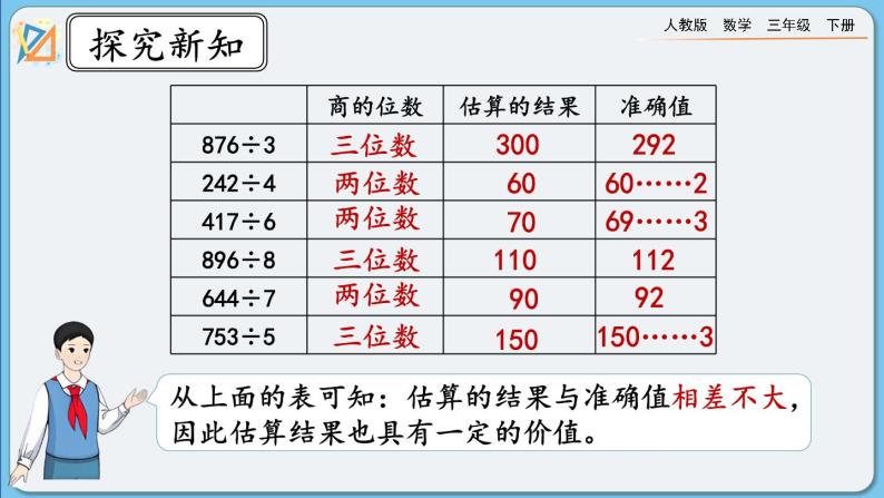 人教版数学三年级下册 2.4《练习六》课件+教案06