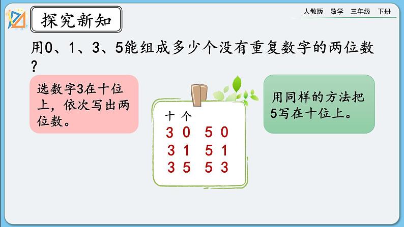 人教版数学三年级下册 8.1《组数》课件第8页
