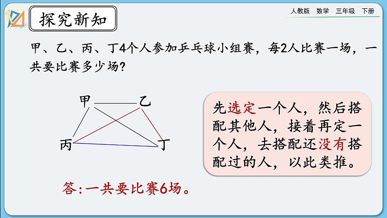 人教版数学三年级下册 8.4《练习十九》课件第6页