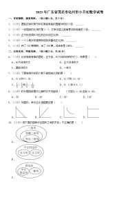 广东省茂名市化州市2022-2023学年六年级下学期期末数学试卷