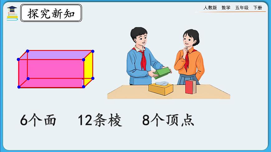 人教版數(shù)學(xué)五年級下冊 3.1.1《長方體的認(rèn)識》PPT課件第5頁