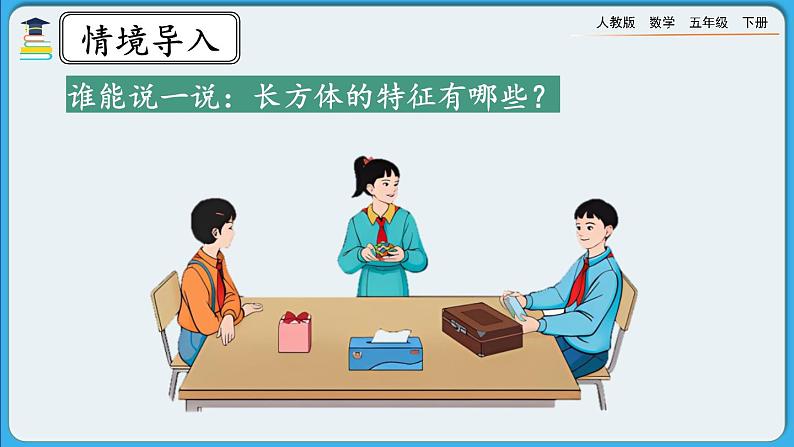 人教版数学五年级下册 3.1.2《正方体的认识》PPT课件第2页