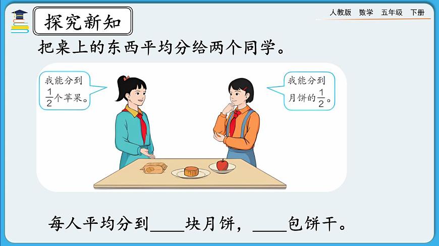 人教版數(shù)學(xué)五年級下冊 4.1.1《分?jǐn)?shù)的產(chǎn)生》PPT課件第6頁