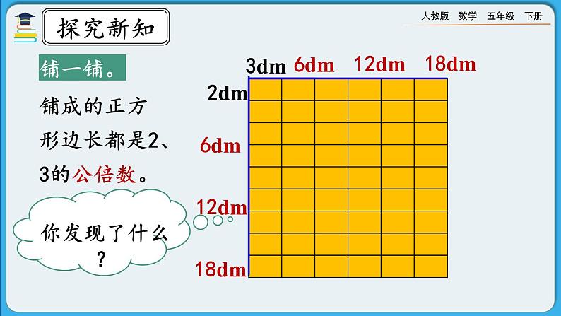 人教版数学五年级下册 4.5.2《公倍数和最小公倍数的应用》课件+教案+练习05