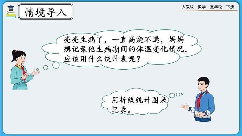 人教版数学五年级下册 9.6《折线统计图》课件+教案+练习02