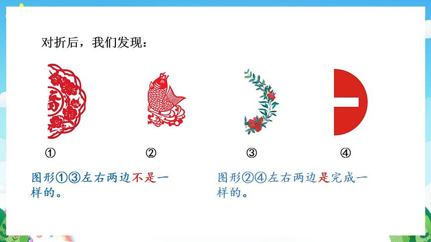 人教版數(shù)學二年級下冊 3.1《軸對稱圖形的認識》課件第7頁