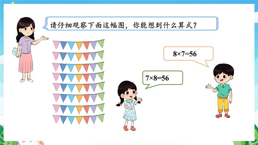 人教版數(shù)學(xué)二年級(jí)下冊(cè) 4.1《用7、8的乘法口訣求商》課件第6頁(yè)