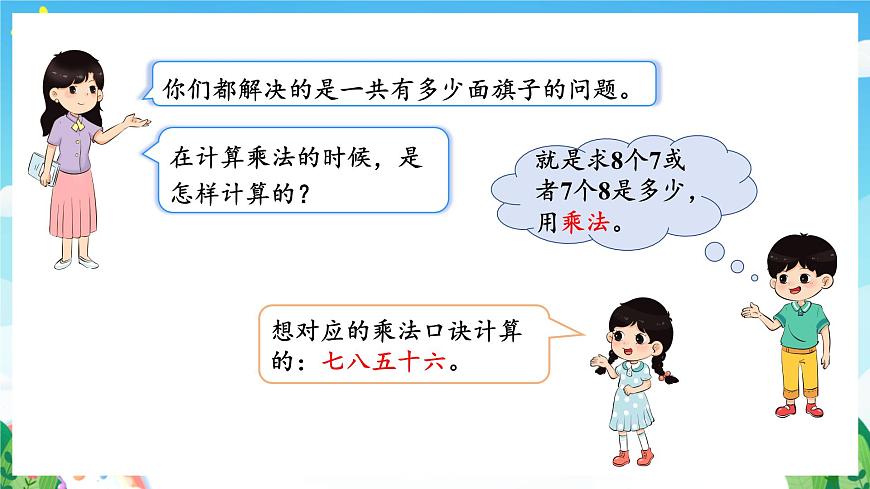 人教版數(shù)學(xué)二年級(jí)下冊(cè) 4.1《用7、8的乘法口訣求商》課件第8頁(yè)