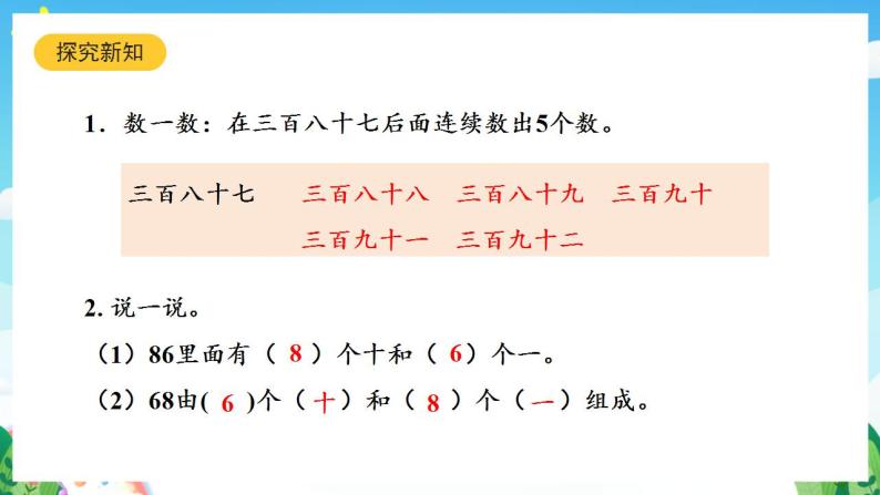 人教版数学二年级下册 7.2《1000以内数的读写》课件+教案+分层练习+课前课中课后任务单04