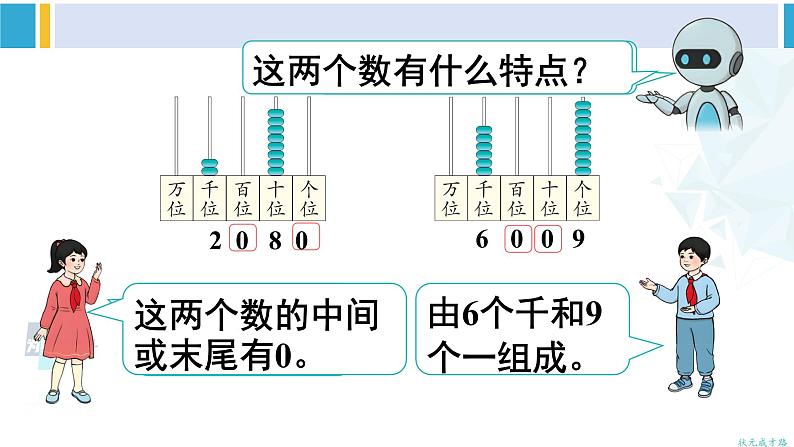人教版二年级数学下册 7 万以内数的认识 第5课时 10000以内数的读法(教学课件)第8页
