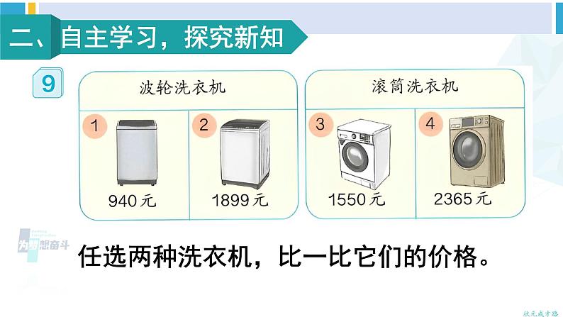 人教版二年级数学下册 7 万以内数的认识 第7课时 10000以内数的大小比较(教学课件)03