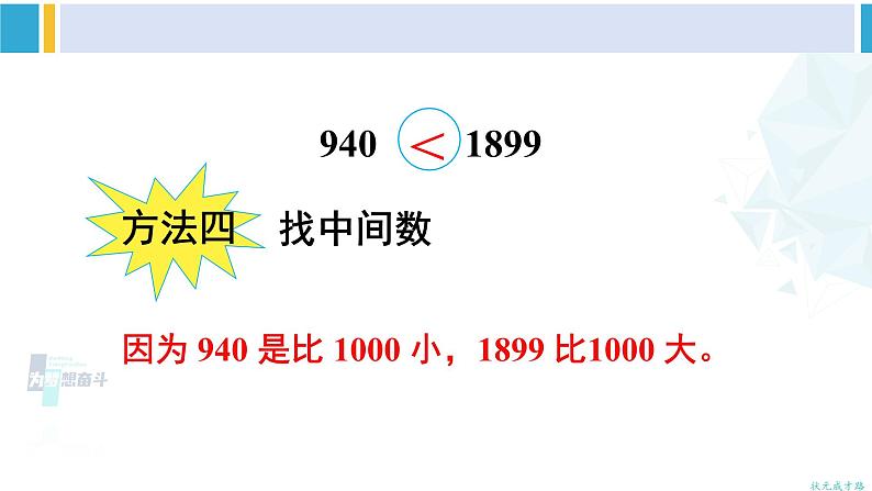 人教版二年级数学下册 7 万以内数的认识 第7课时 10000以内数的大小比较(教学课件)07
