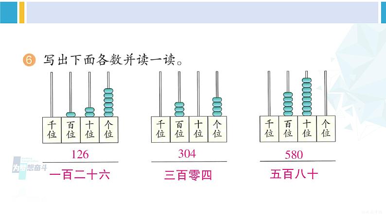 人教版二年级数学下册 7 万以内数的认识 练习十六(教学课件)07