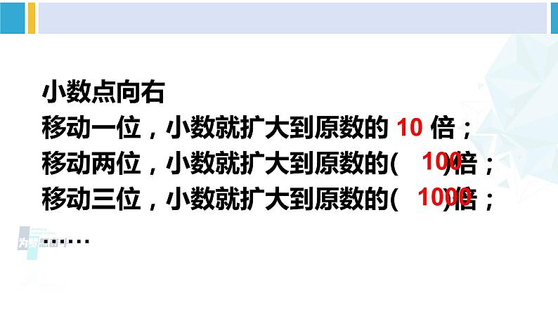人教版四年级数学下册 4 小数的意义和性质 第2课时 小数点移动引起小数大小变化的规律(2)(教学课件)03