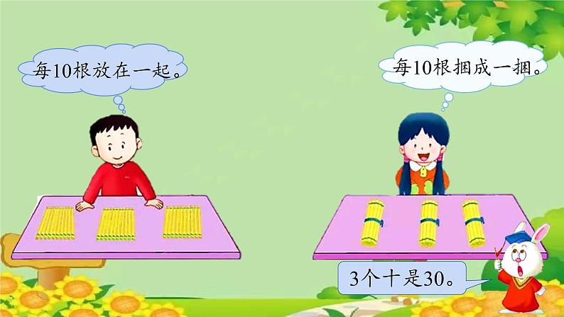 冀教版数学一年级下册 第三单元 100以内数的认识-第三课时 100以内数的组成 课件07
