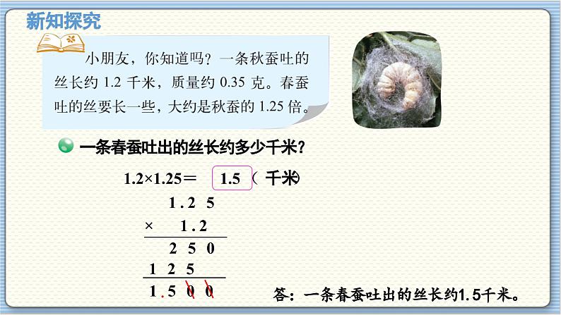 数学北师4(下) 第三单元 第5节 蚕丝课件第4页
