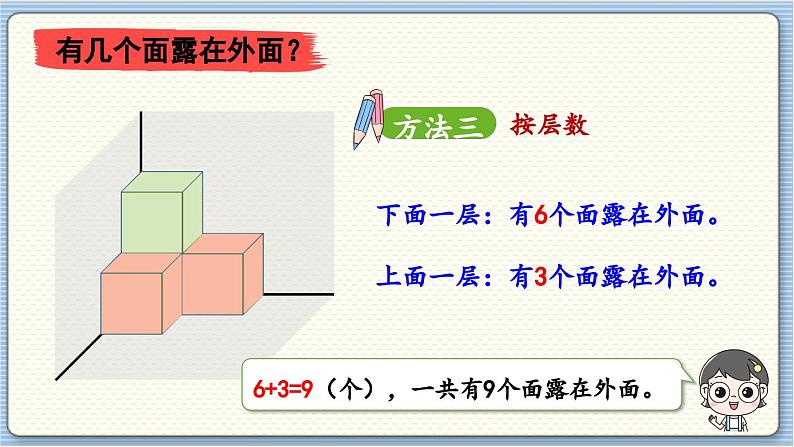 数学北师5(下)第2单元 第4节 露在外面的面 课件07